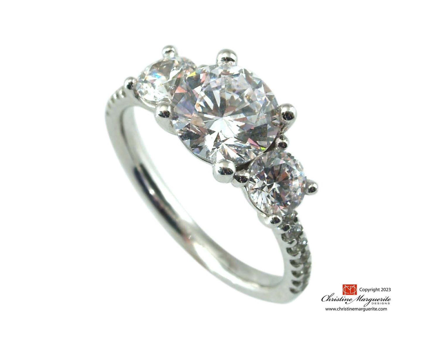 Three Sisters Ring Setting