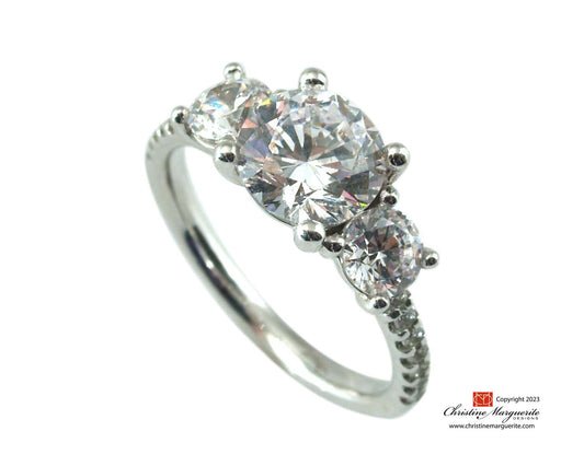 Three Sisters Ring Setting