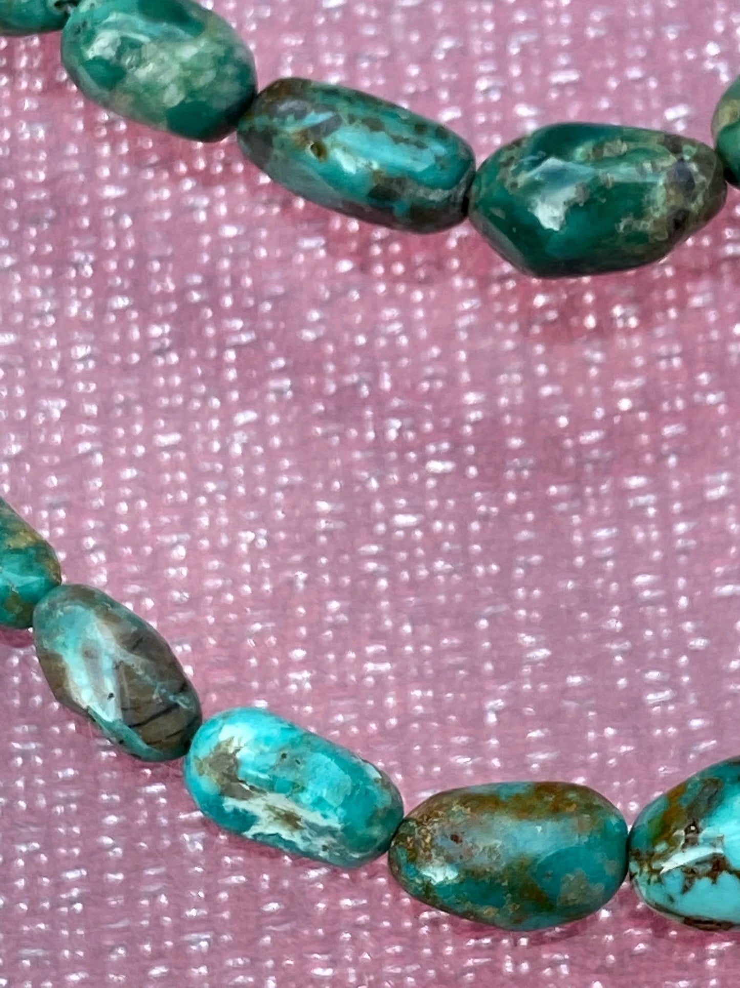 Fox Mine Turquoise with 14KY gold accents