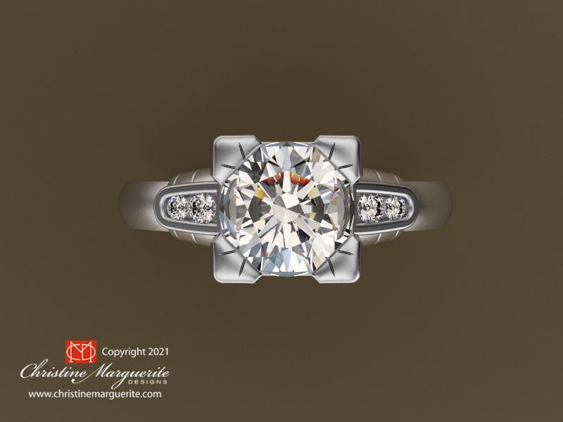 Vintage Custom Diamond Setting