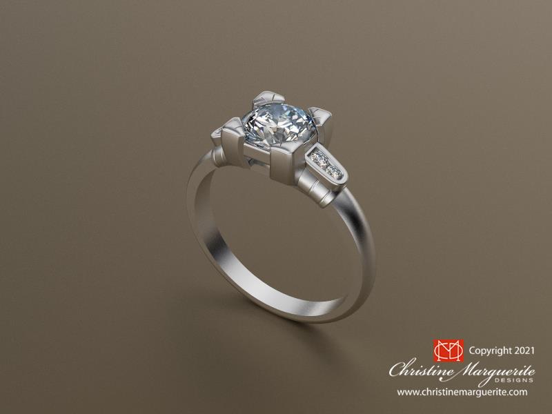 Vintage Custom Diamond Setting