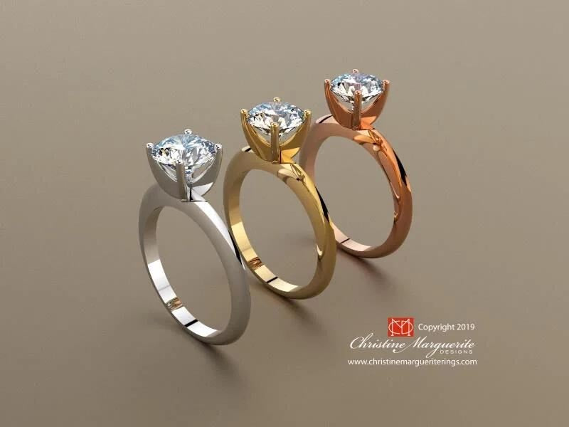 Knife Edge Ring Setting