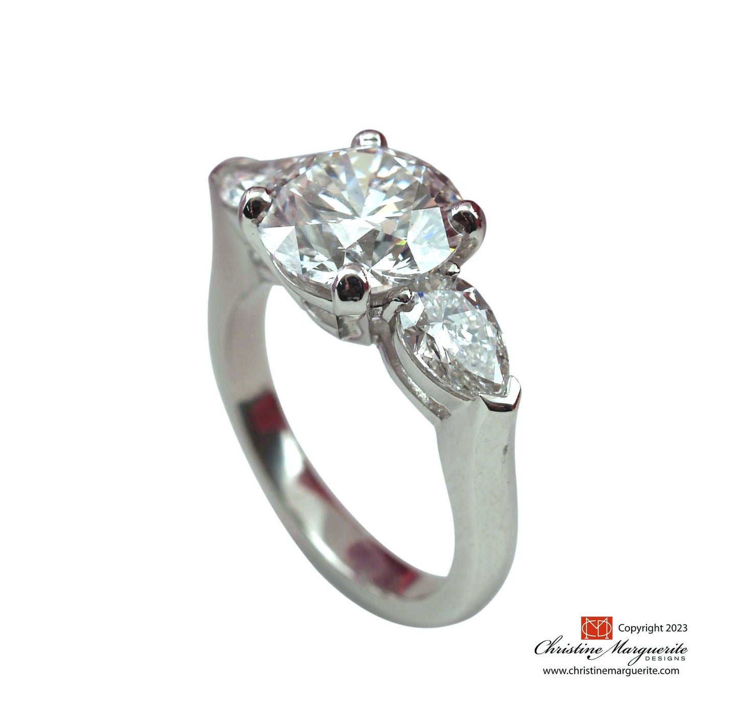 Middlemist Ring setting