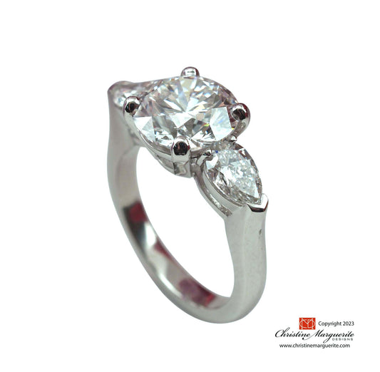 Middlemist Ring setting