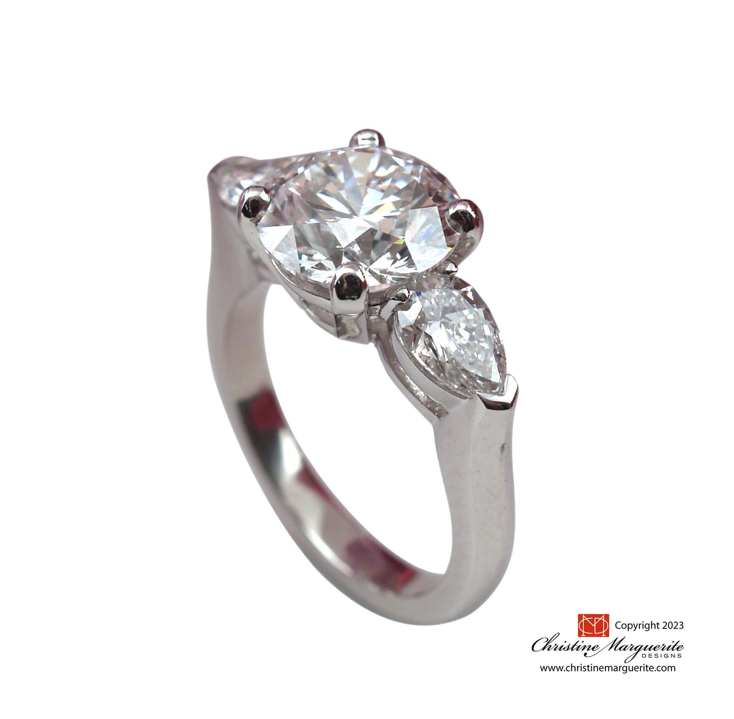 Middlemist Ring setting