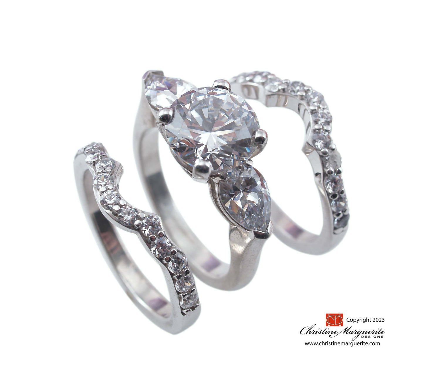 Middlemist Ring setting