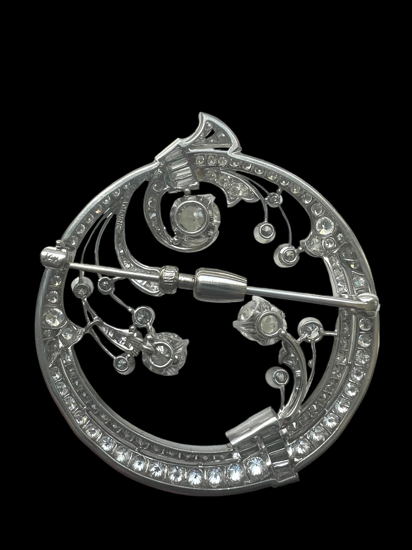 HE Vintage Family Diamond Brooch